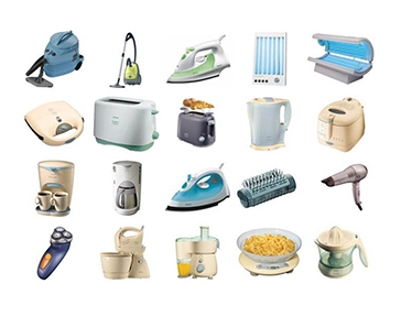 What are the common small appliances